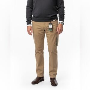 NWT Jos.A.Bank 40/30 Men's Tan Pants Soft, Wrinkle Free, Tailored Fit, Casual